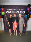 Ingrid's Award with Ingrid and Patricia Tsui - University of Waterloo - 2010